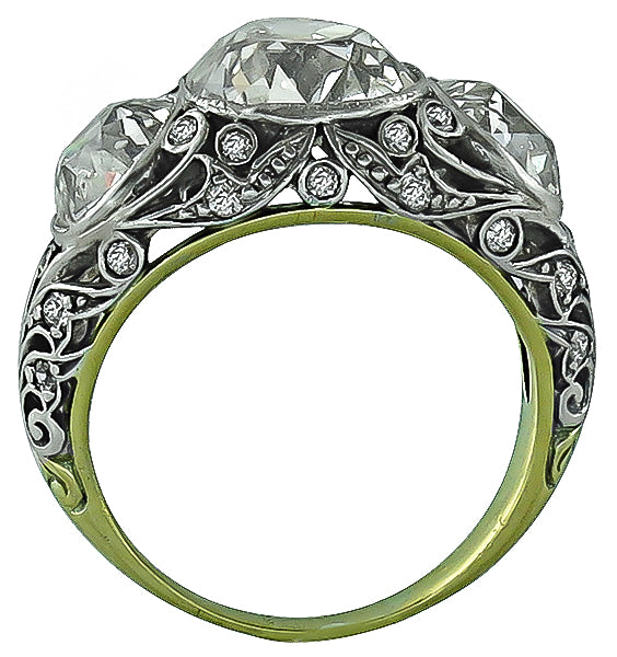Antique GIA Certified 6.60cttw Diamond Ring