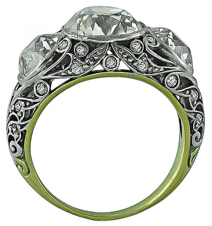 Antique GIA Certified 6.60cttw Diamond Ring
