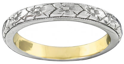 Antique Gold Wedding Band