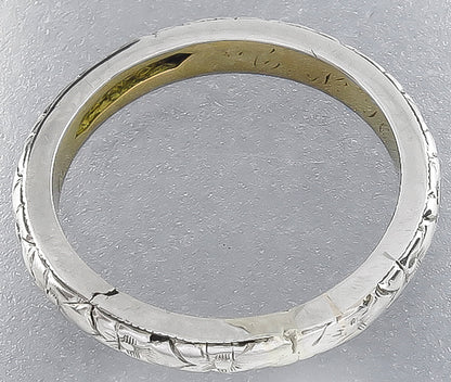 Antique Gold Wedding Band