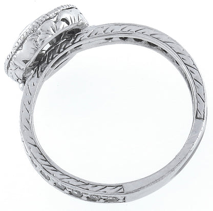 Antique Style 0.92ct Center Diamond Engagement Ring