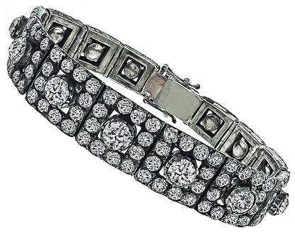 Antique 31.00ct Diamond Bracelet