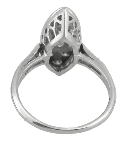 Art Deco 0.50ct Diamond Platinum Ring