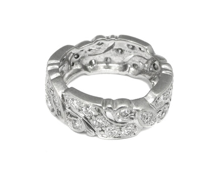 Art Deco 0.70ct  Diamond Wedding Band