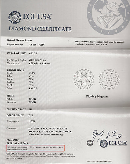 Art Deco 0.85ct Diamond 14k Gold Engagement Ring