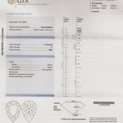 Art Deco 1.18ct Diamond Sapphire Engagement Ring