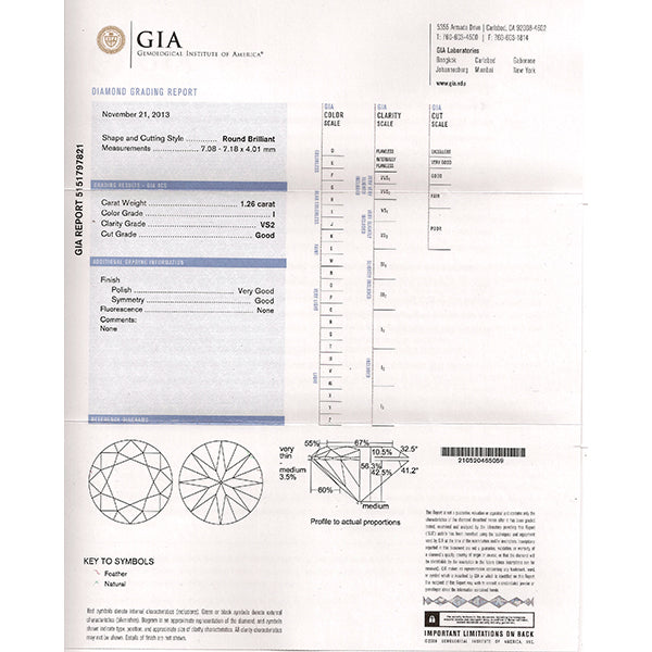 Art Deco 1.26ct Diamond Engagement Ring