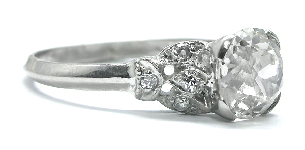 Art Deco 1.30ct Diamond  Engagement Ring