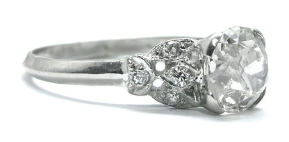 Art Deco 1.30ct Diamond  Engagement Ring