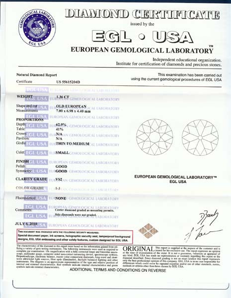 Art Deco 1.36ct Diamond Platinum Engagement Ring