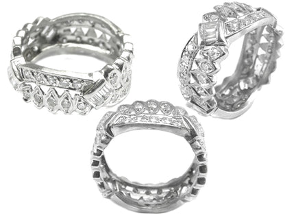 Art Deco 1.70ct Diamond Platinum Wedding Band