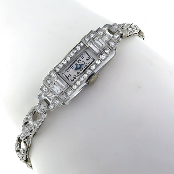 Art Deco 2.00ct Diamond  Watch