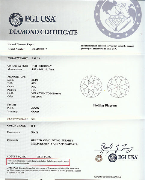 Art Deco 2.42ct Diamond Sapphire Platinum Engagement Ring