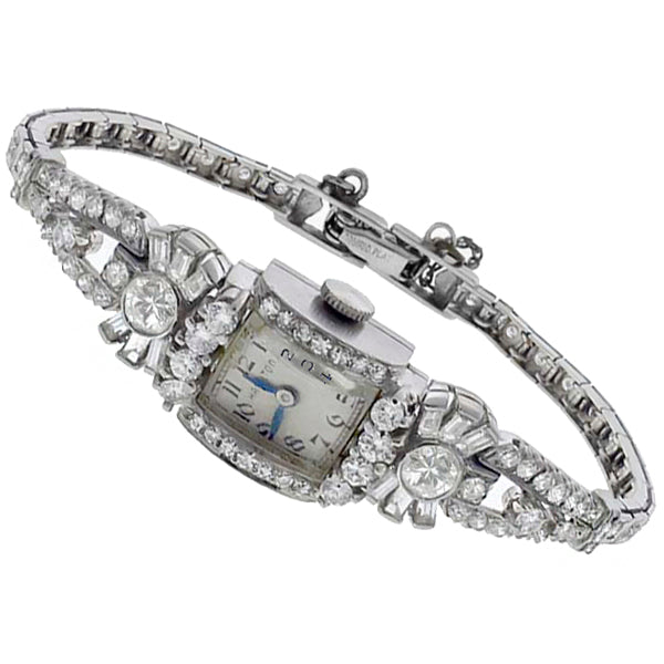 Art Deco 4.00ct Diamond Hamilton Watch