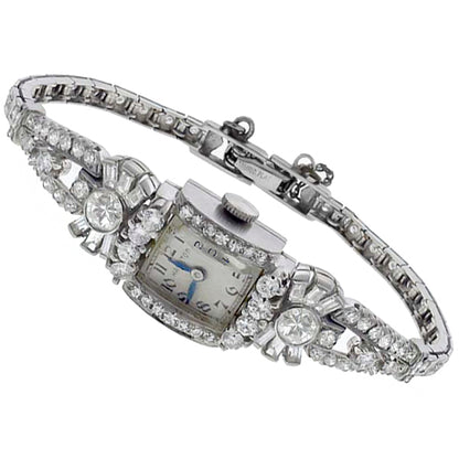 Art Deco 4.00ct Diamond Hamilton Watch