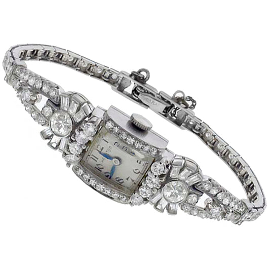 Art Deco 4.00ct Diamond Hamilton Watch
