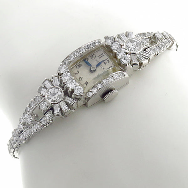 Art Deco 4.00ct Diamond Hamilton Watch