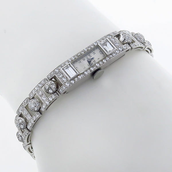 Art Deco 4.70ct Diamond Watch