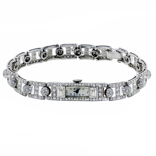 Art Deco 4.70ct Diamond Watch