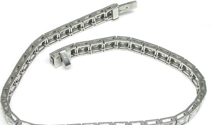 Art Deco 4ct Diamond Platinum Bracelet