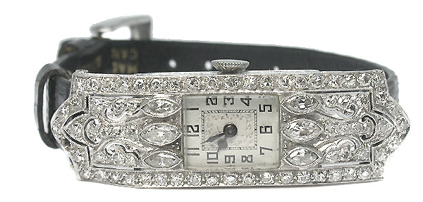 Art Deco Platinum Watch