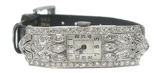 Art Deco Platinum Watch