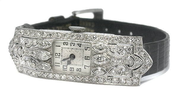 Art Deco Platinum Watch
