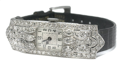 Art Deco Platinum Watch