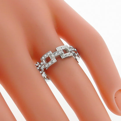 Art Deco Style 0.45ct Diamond Gold Wedding Band