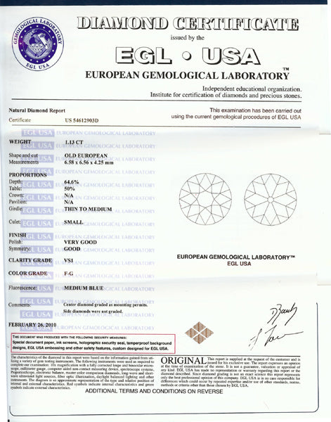 Art Deco Style 1.13ct Diamond & Sapphire Platinum Engagement Ring