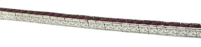 Art Deco Style 15.00ct Ruby  Bracelet