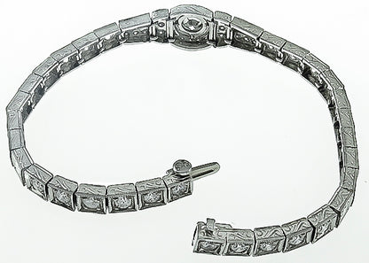 Art Deco Style 4.64ct Diamond Bracelet