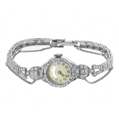 Authentic Art Deco Elgin Diamond Watch