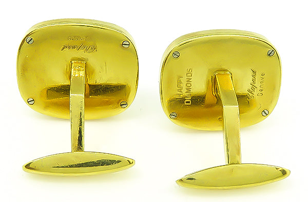 Authentic Chopard Happy Diamonds Cufflinks
