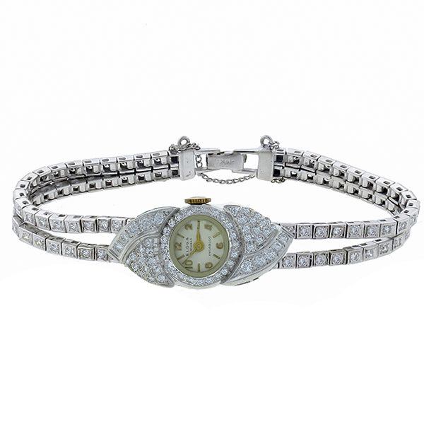 Authentic Eloga Diamond Gold Watch Israel Rose