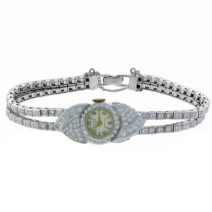 Authentic Eloga Diamond Gold Watch Israel Rose