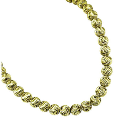 Authentic Estate Gold Bead Necklace
