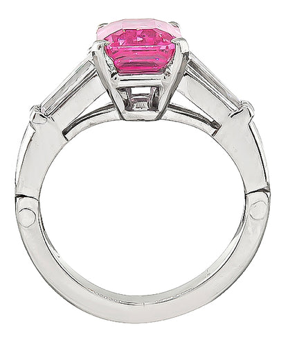 Authentic Estate Pink Sapphire Ring