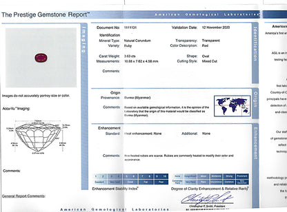 Authentic Estate Ruby Engagement Ring
