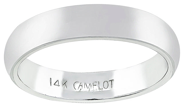 Authentic Estate White Gold Band Israel Rose