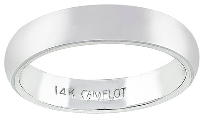 Authentic Estate White Gold Band Israel Rose