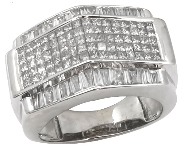 <B> Vintage </B> 4.20ct Diamond Gold Ring