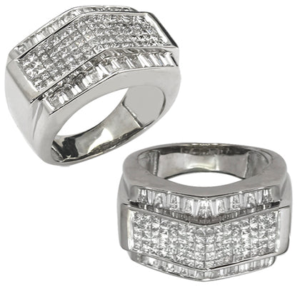 <B> Vintage </B> 4.20ct Diamond Gold Ring