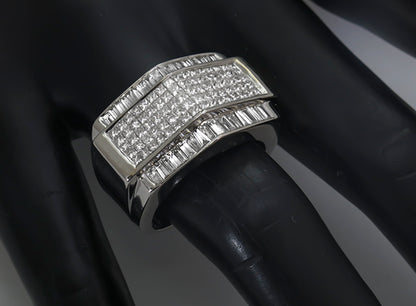 <B> Vintage </B> 4.20ct Diamond Gold Ring