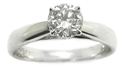 Bailey Banks & Biddle .72ct Diamond Platinum Engagement Ring
