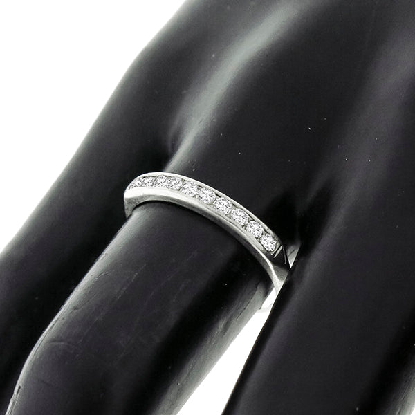 Vintage Bristol 0.35ct Round Brilliant Diamond Platinum Wedding Band