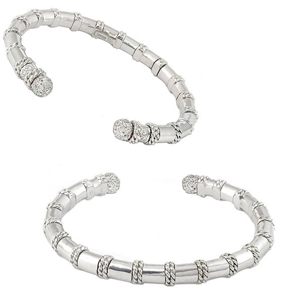 Cassis 0.35ct Diamond  Gold Bangle