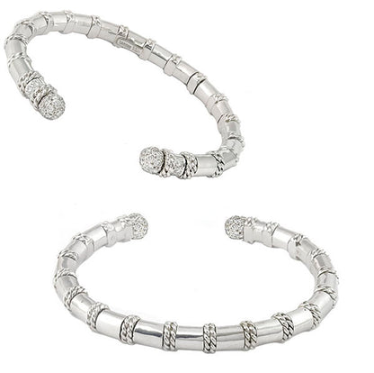 Cassis 0.35ct Diamond  Gold Bangle