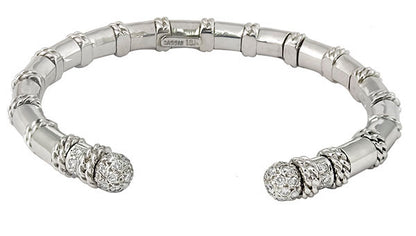 Cassis 0.35ct Diamond  Gold Bangle