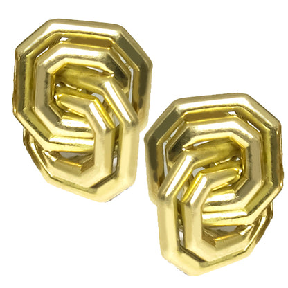 Chaumet Figure Eight Gold Earrings